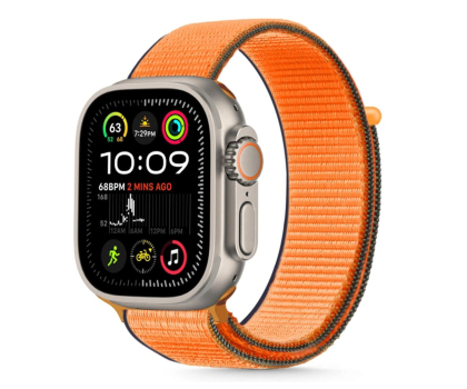 Pasek i akcesoria do zegarków Tech-Protect Nylon do Apple Watch 44/45/46/49 mm Kumquat